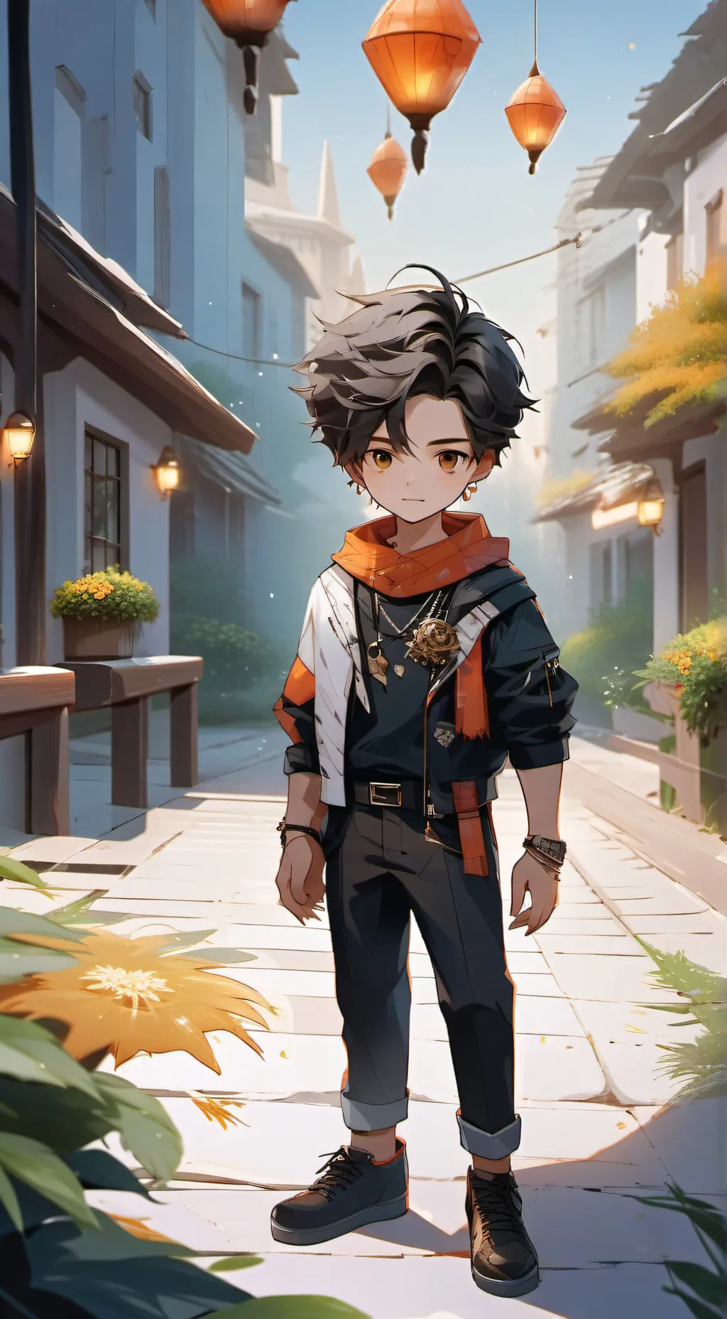 ai character: cam background