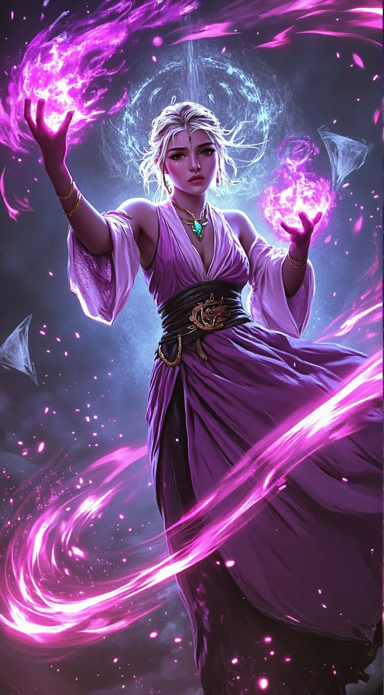 ai character: няшка  background