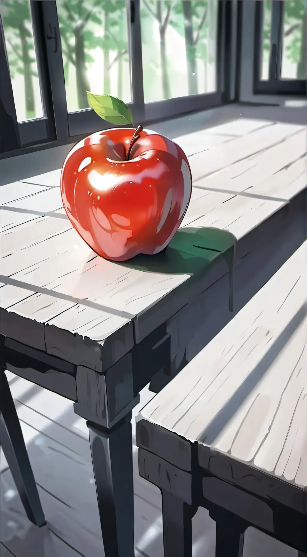 ai character: apple of wisdom (: background