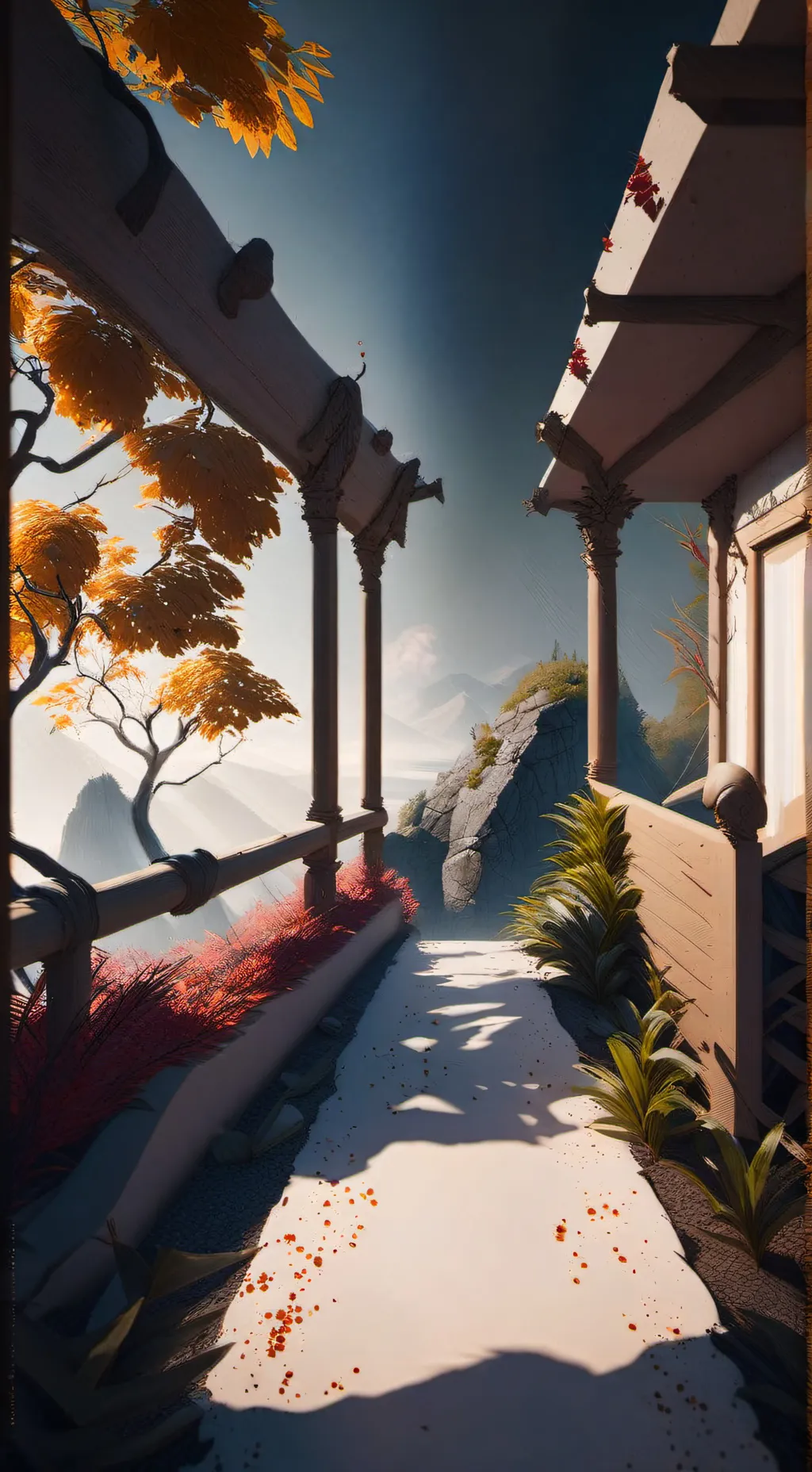 ai character: Moonberry/flower?  background