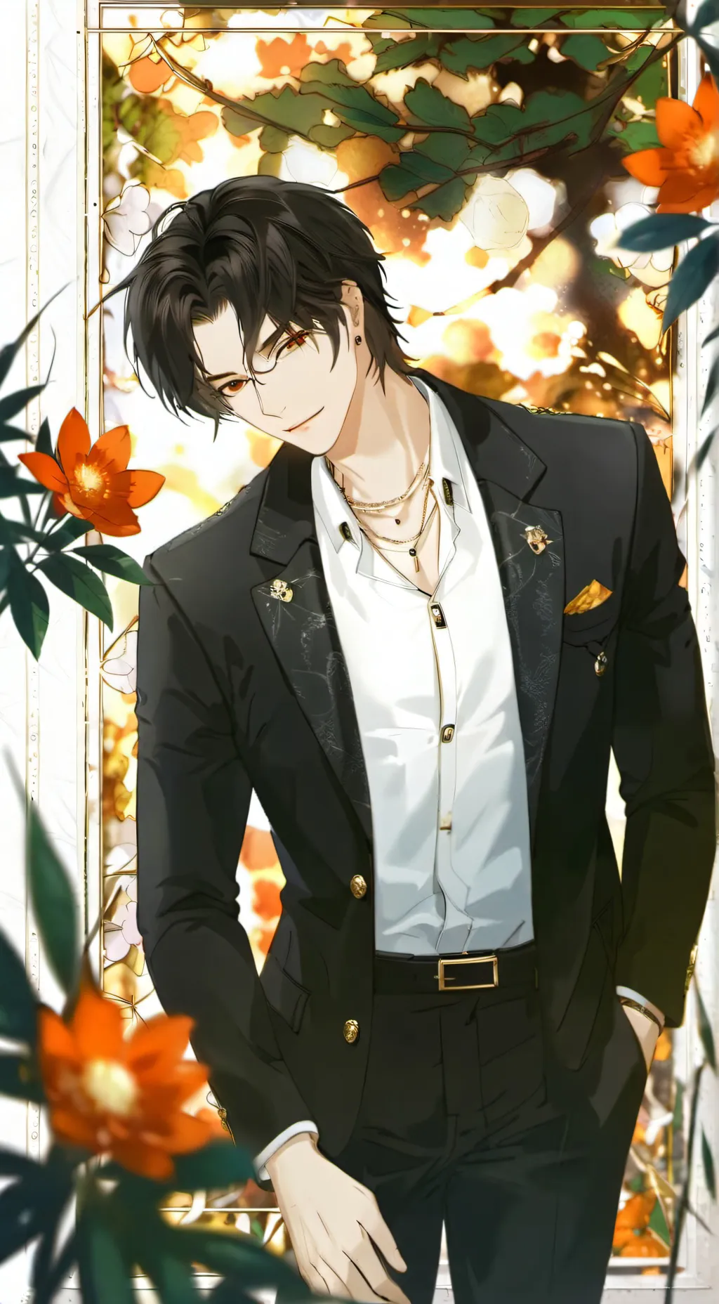 ai character: mark  background