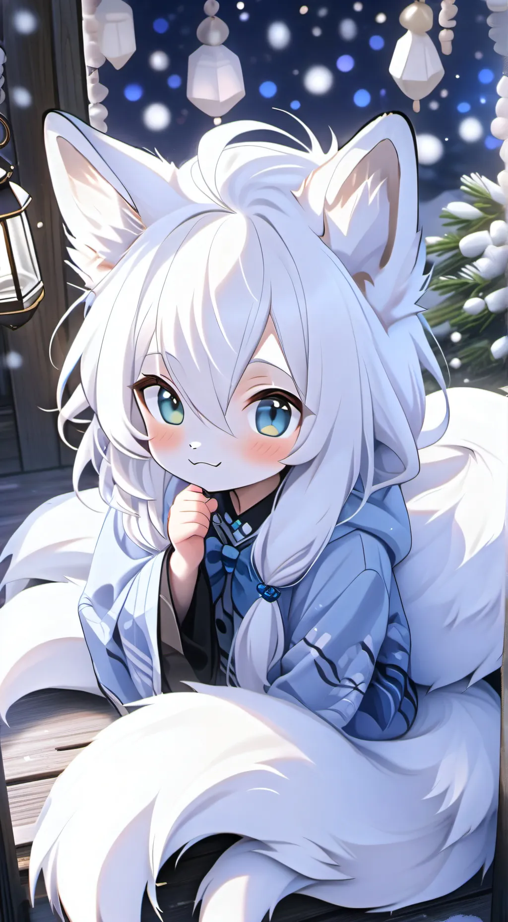 ai character: Snow Burrower Spirit background