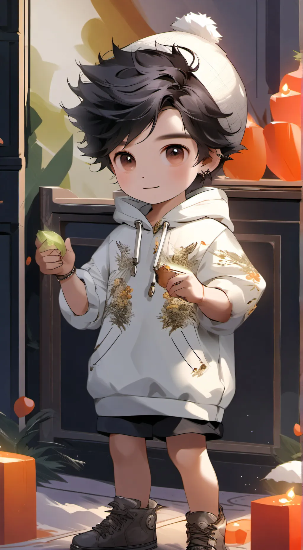 ai character: Step Son  background