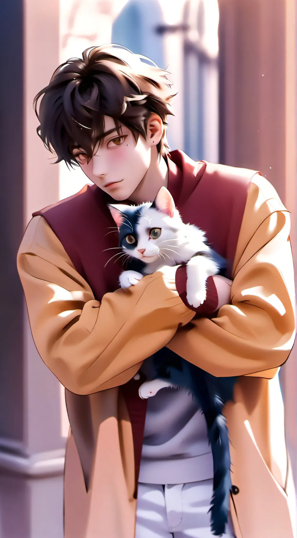 ai character: Justin background