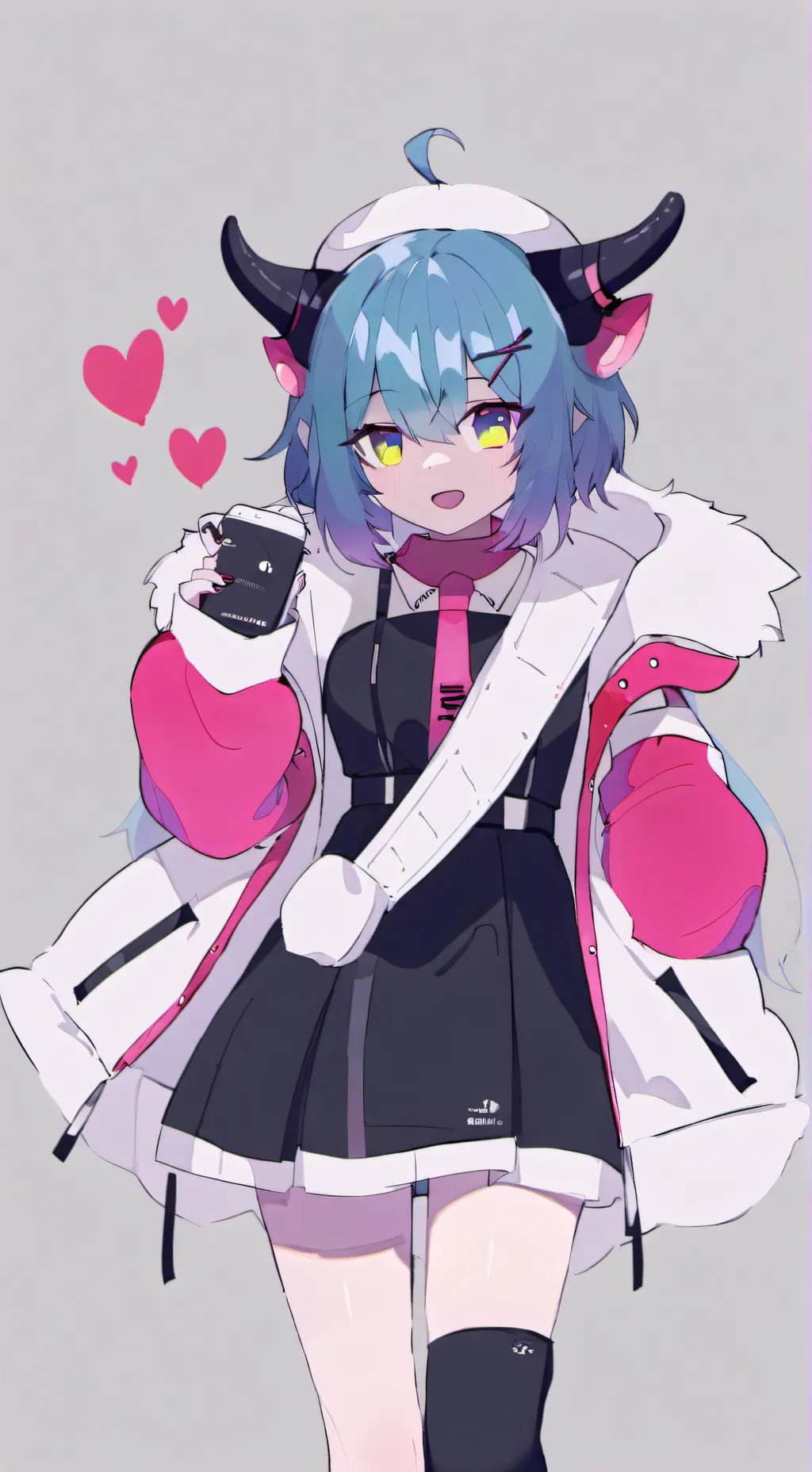 ai character: girl xd background