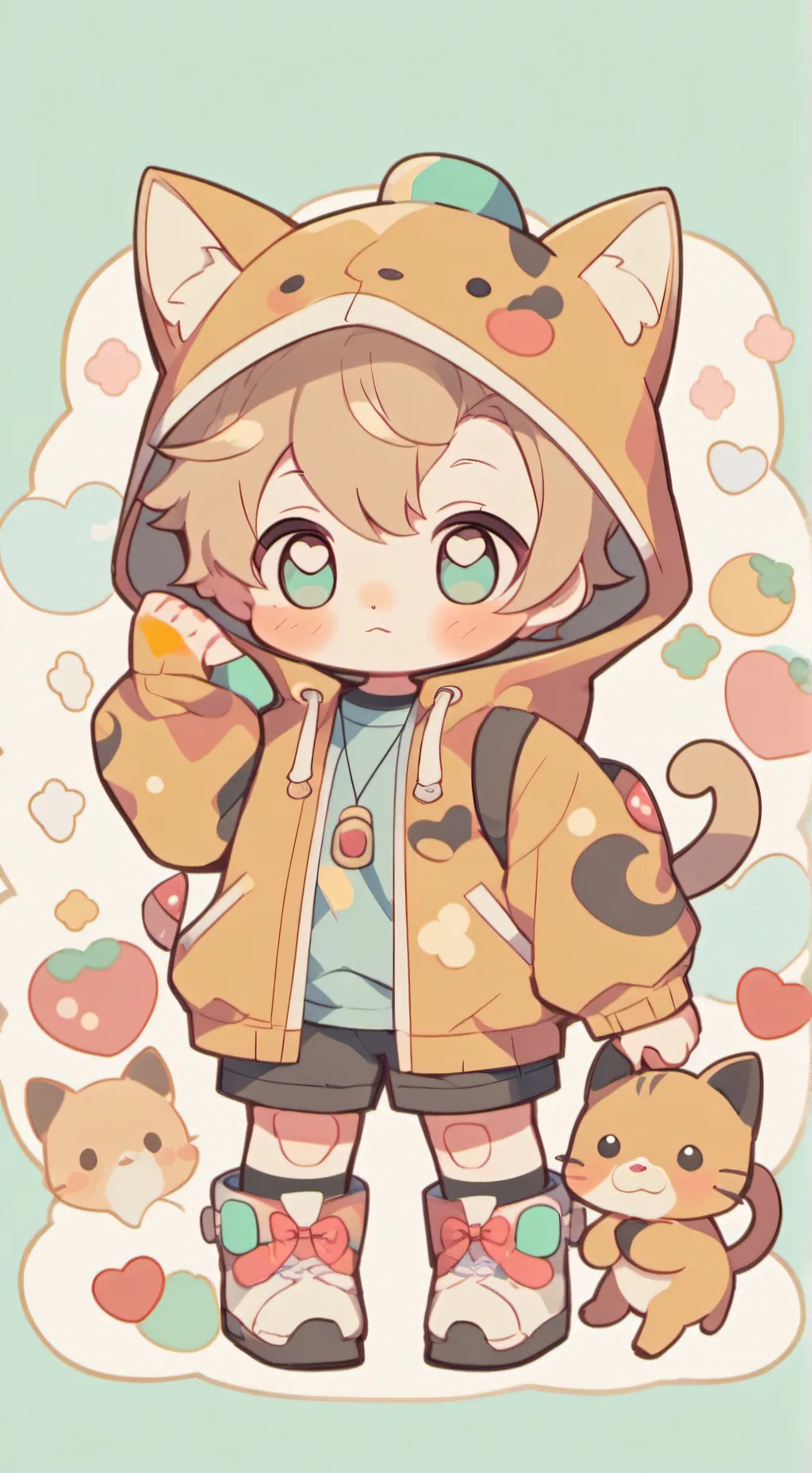 ai character: Leo background