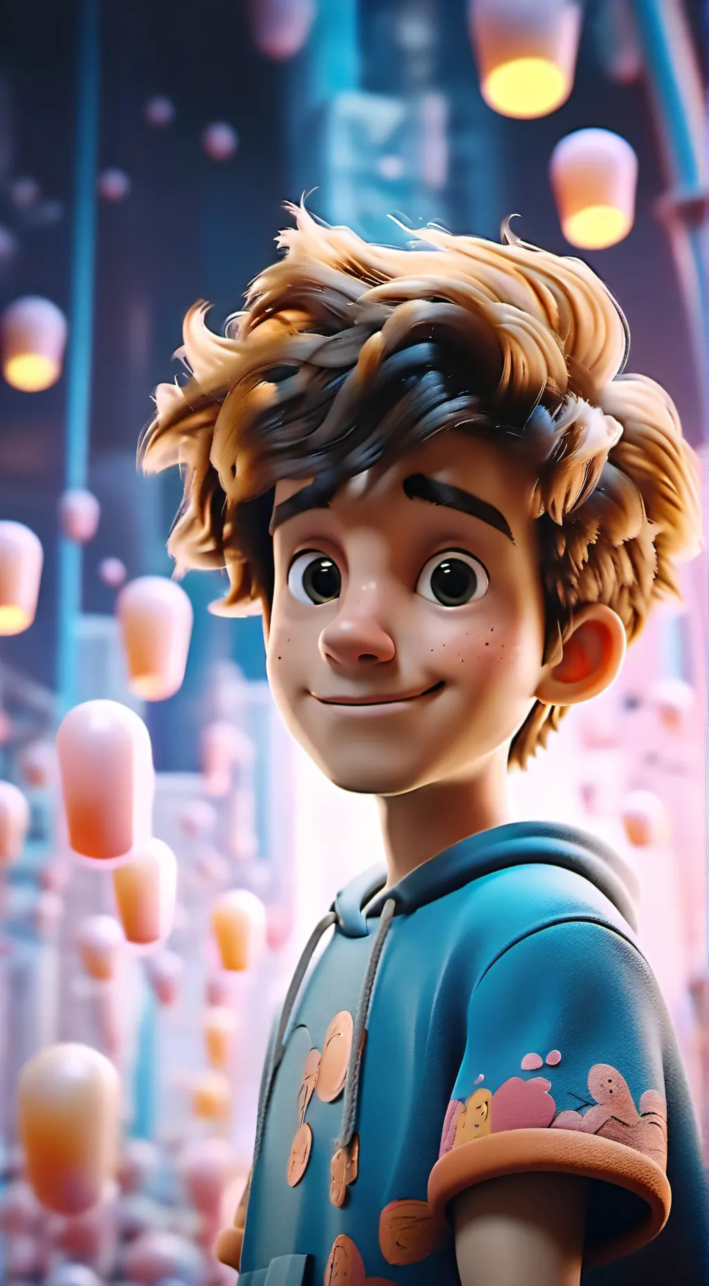 ai character: Lego Tower Titan background