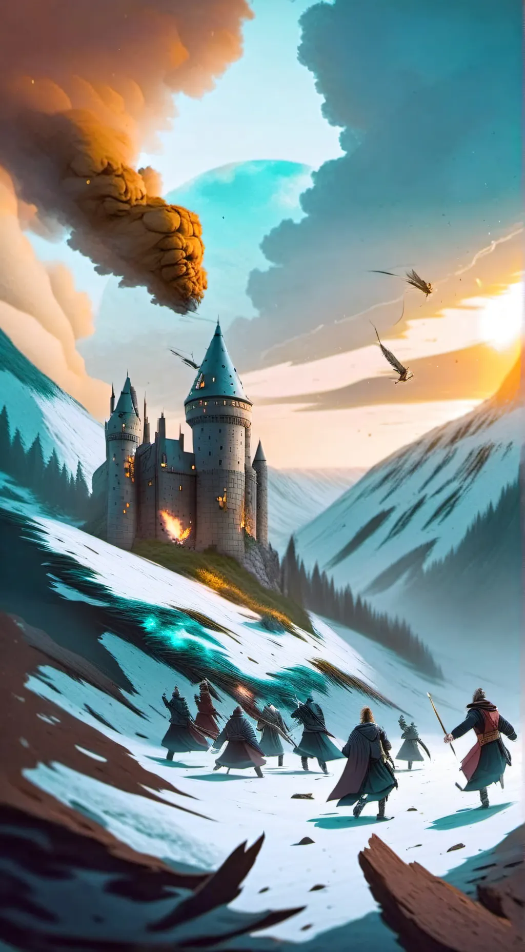 ai character: Hogwarts (Riddles) background