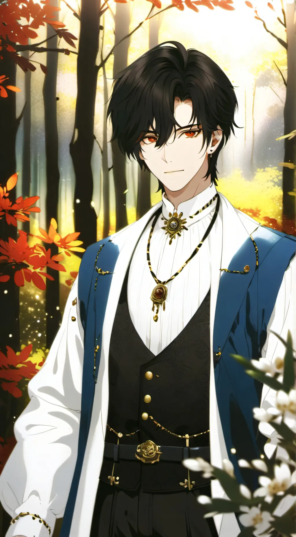 ai character: Luke and Crystal  background