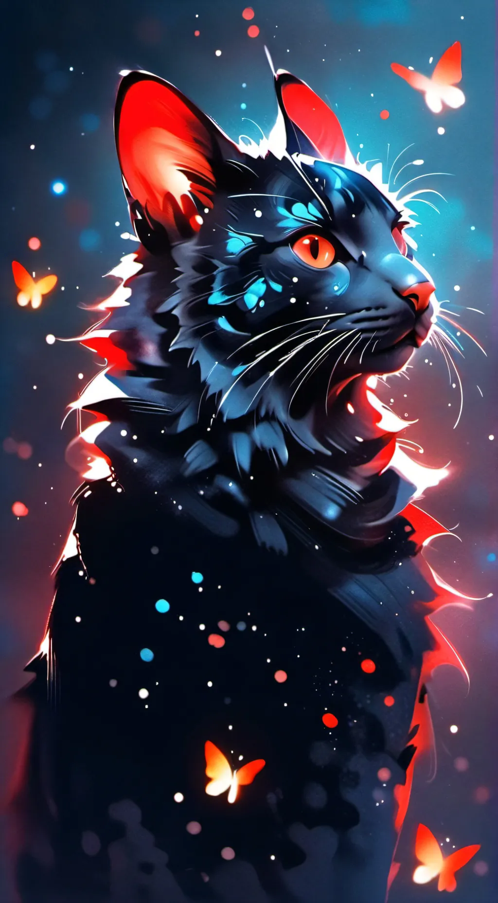 ai character: Dw meets a Therian background