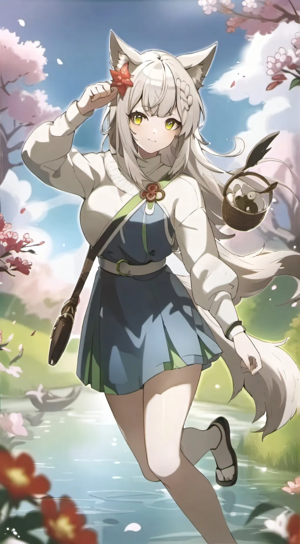 ai character: Addy background