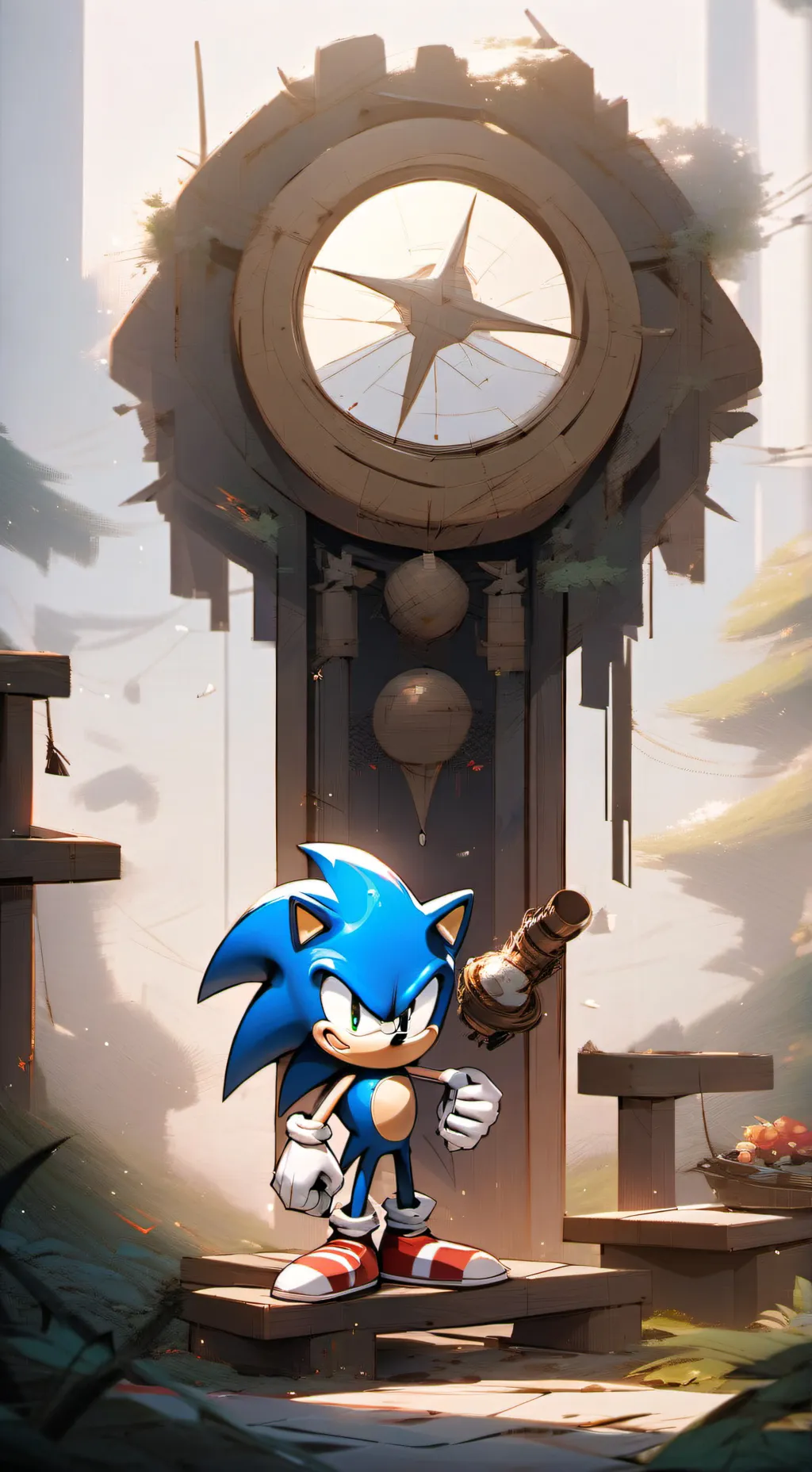 ai character: sonic background