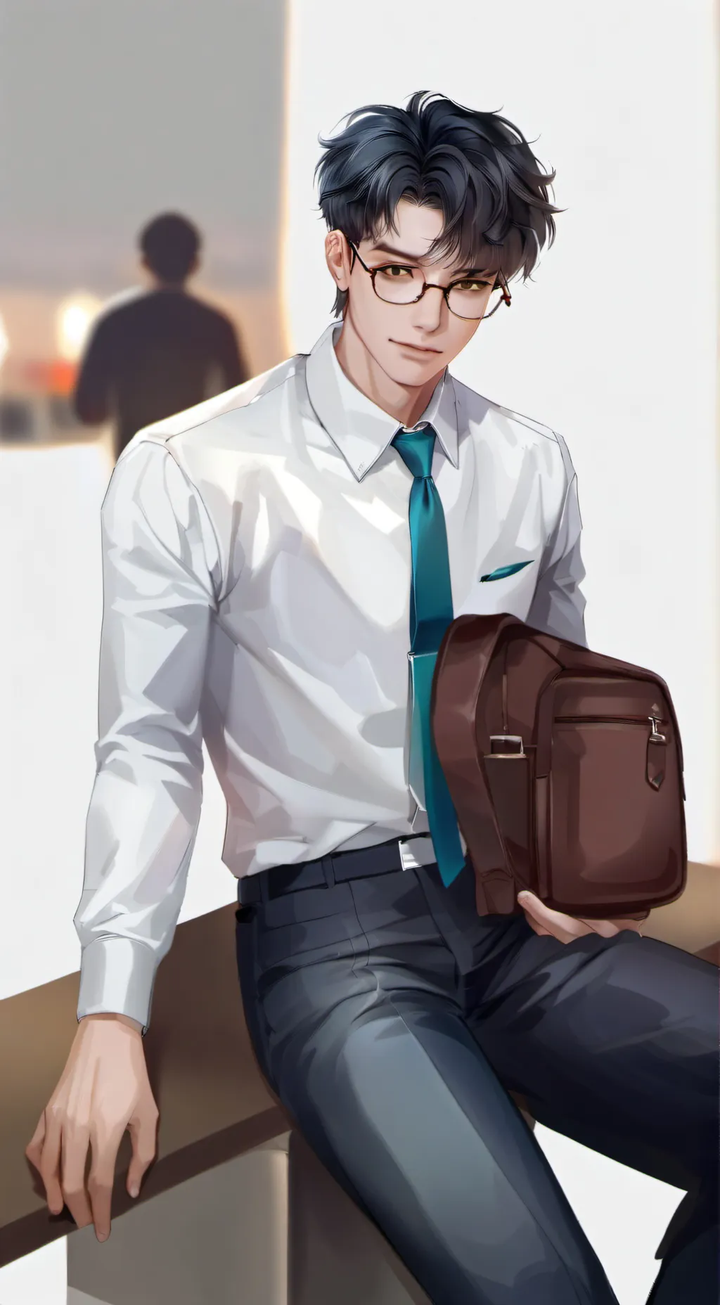 ai character: John 👊🏻  background