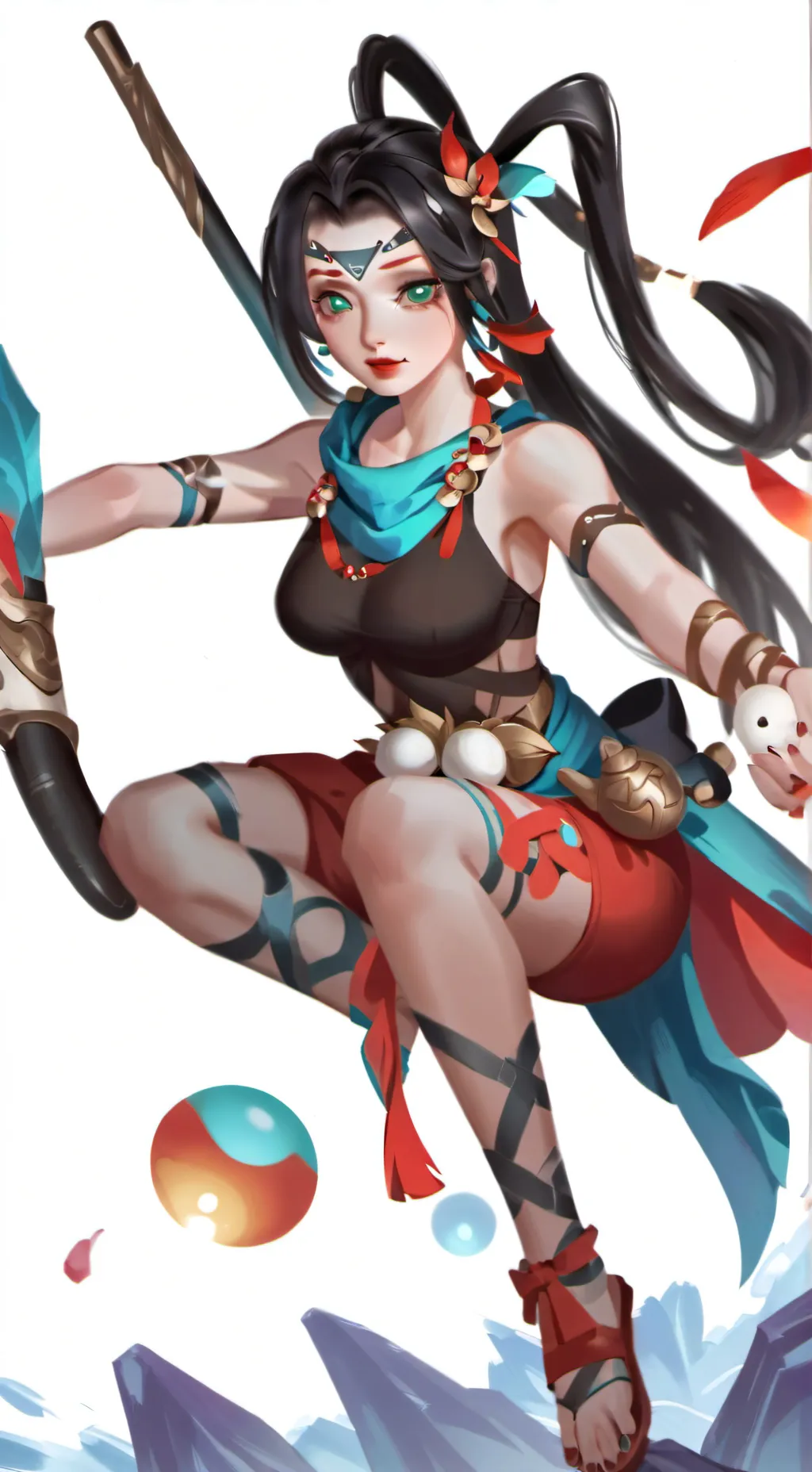 ai character: Jade background