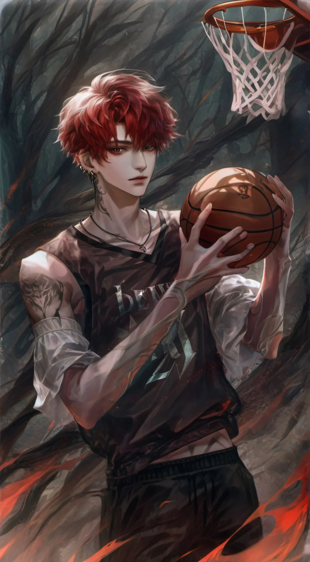 ai character: Shrimpo X Finn background