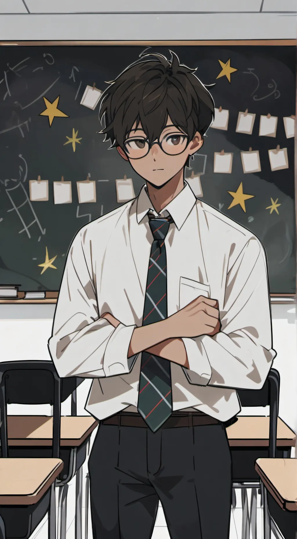 ai character: New kid Alex background