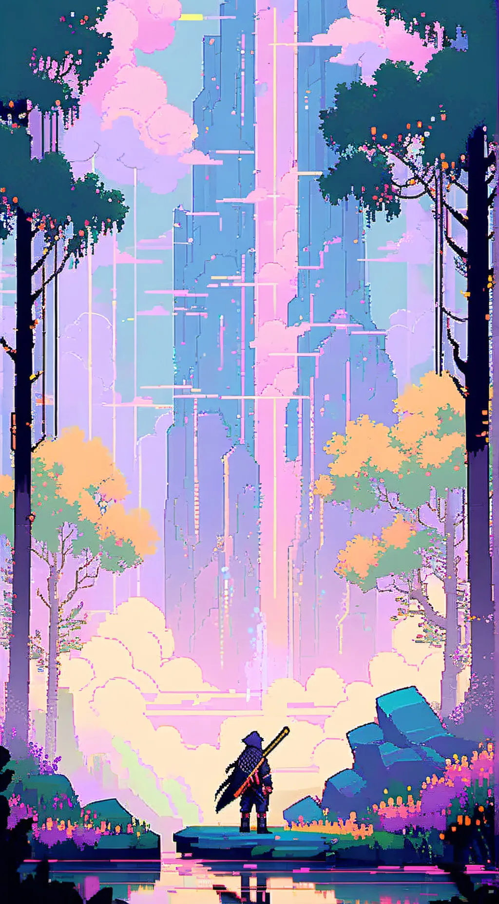 ai character: pebble  background