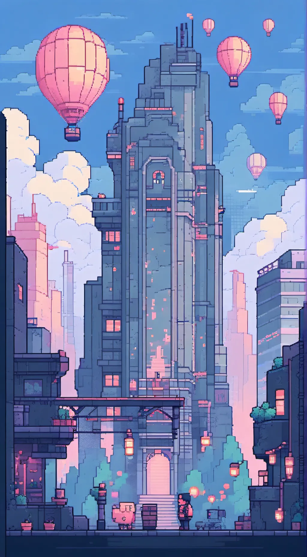 ai character: CH camp ⛺️ background