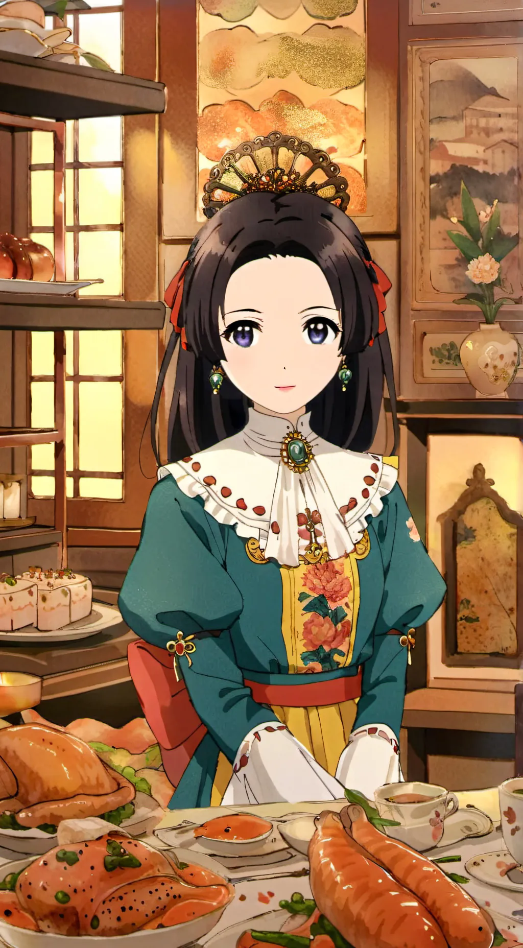 ai character: Миранда background