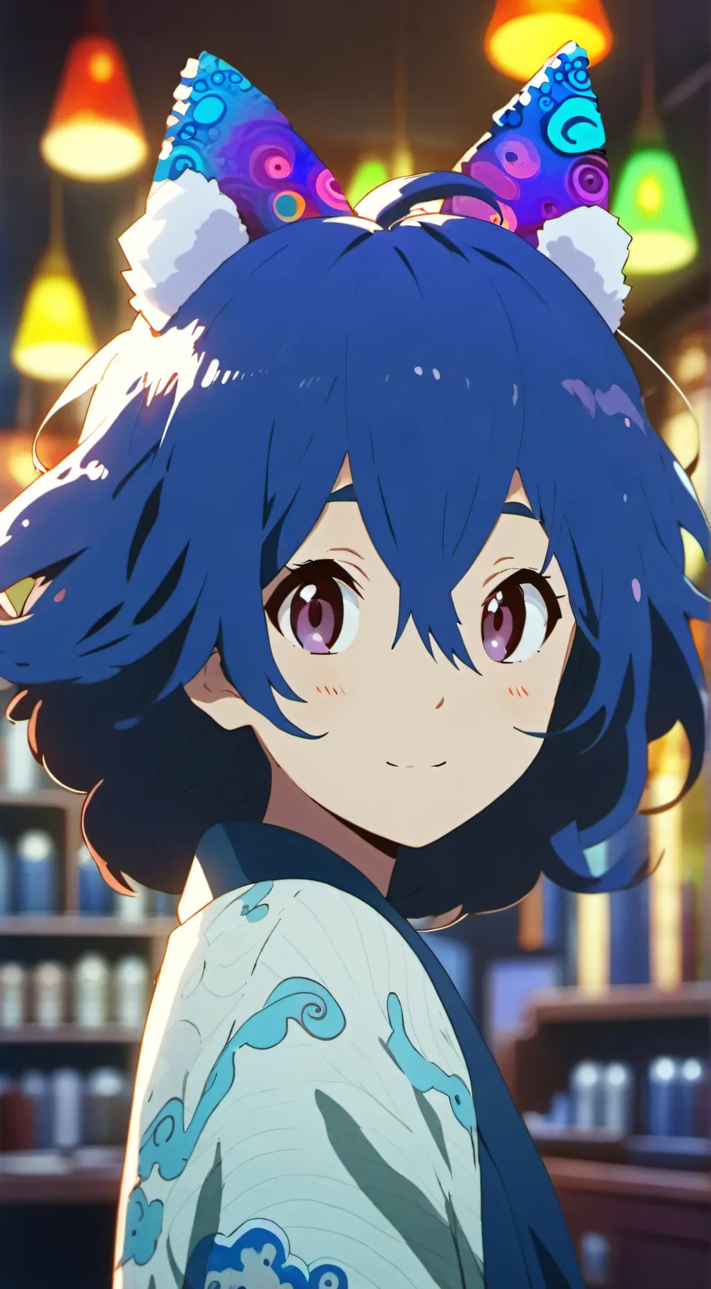 ai character: Chameleon Spirit Yeva background