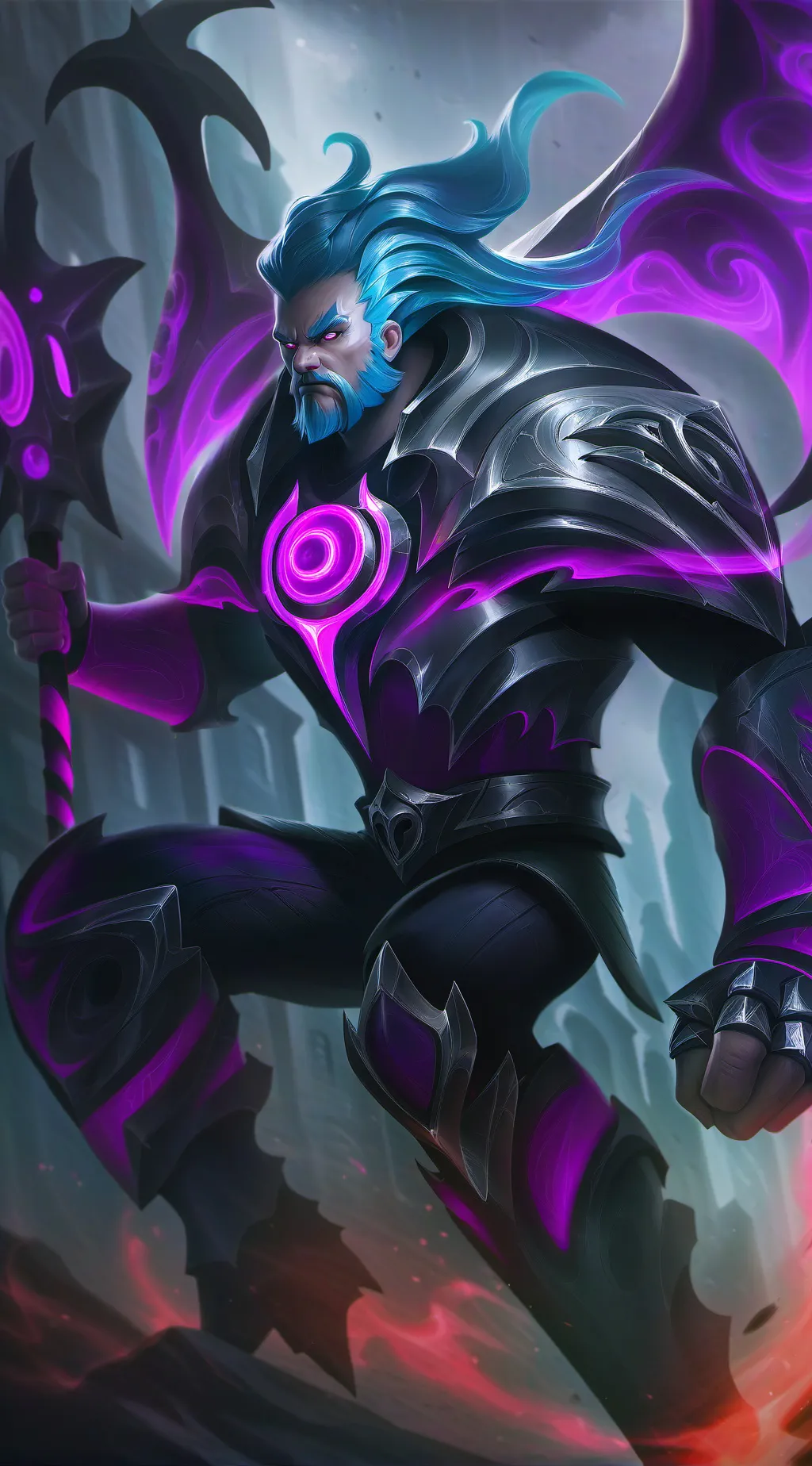 ai character: огненный background