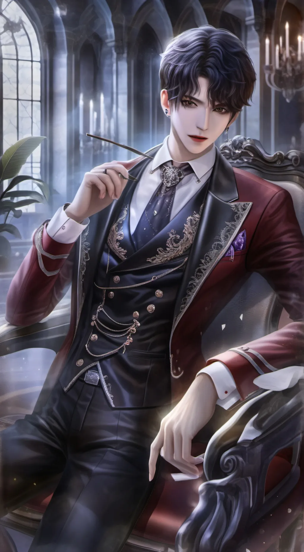 ai character: Billionaire Boss  background