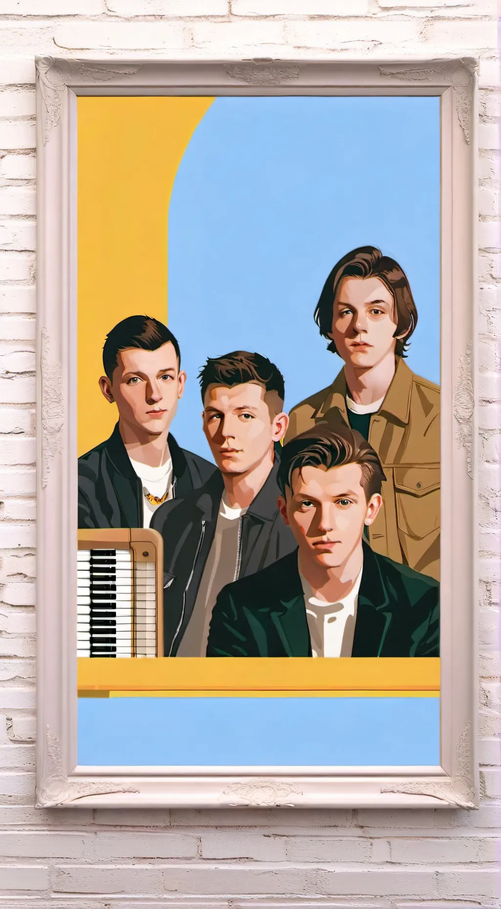 ai character: Artic Monkeys background