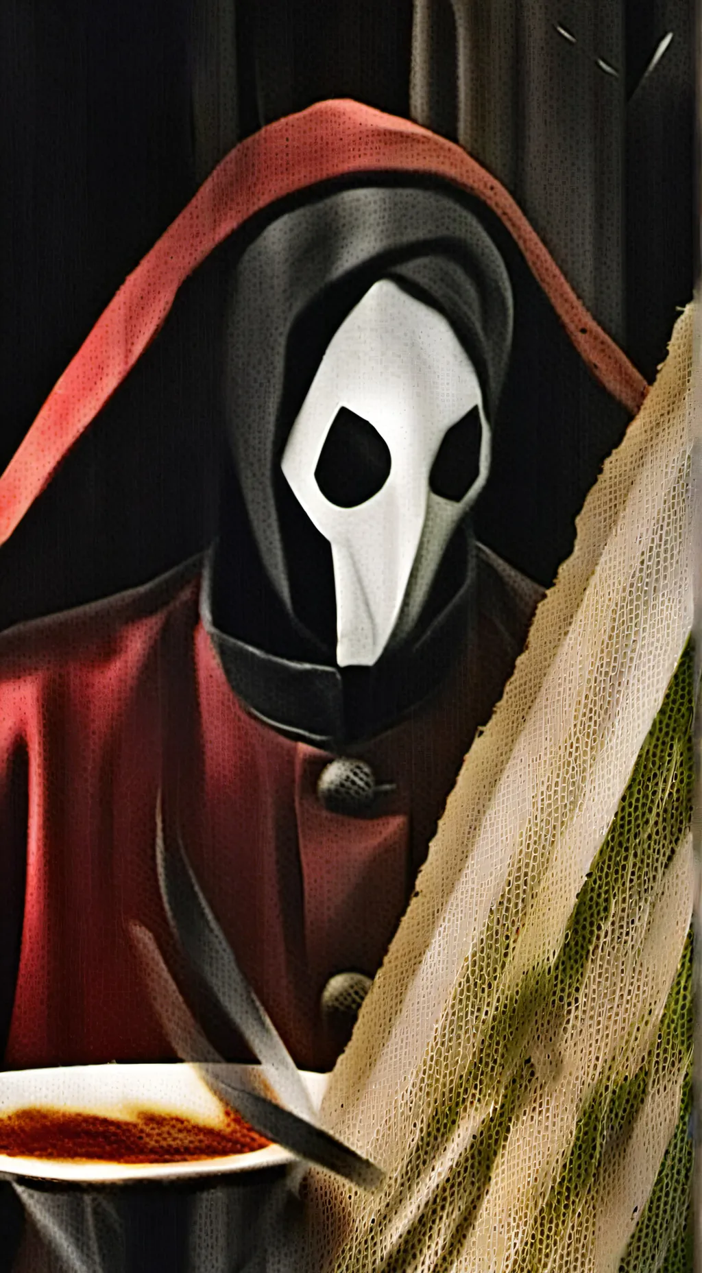 ai character: крик background