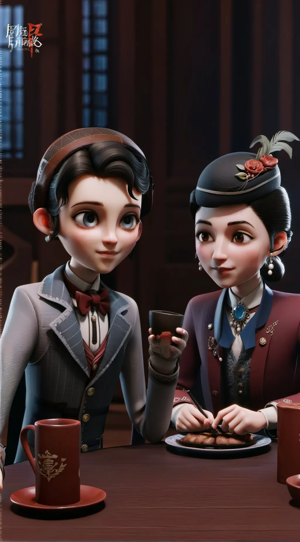 ai character: ᑕᗩᖇTOOᖇᑎᗴYᗯOᖇ background