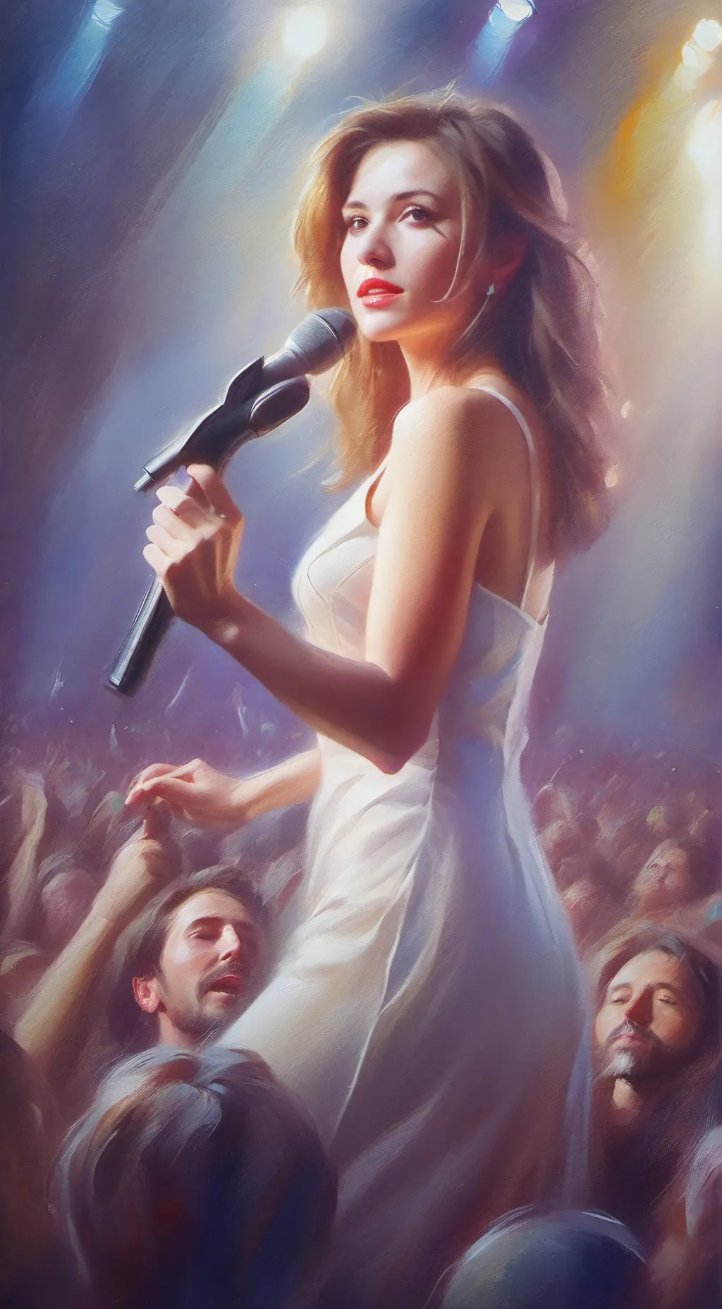 ai character: KNY concert! background