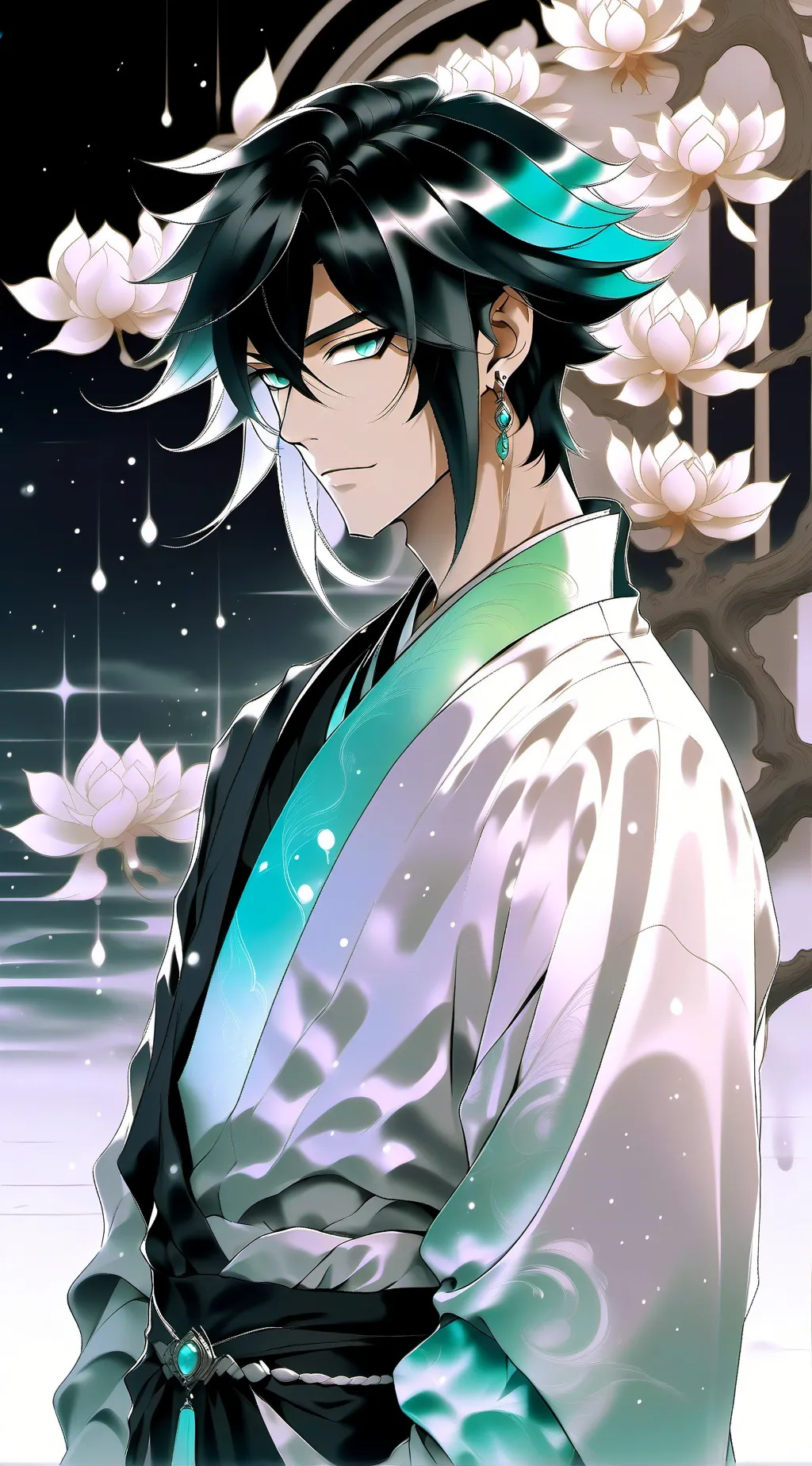 ai character: pregnancy test  background