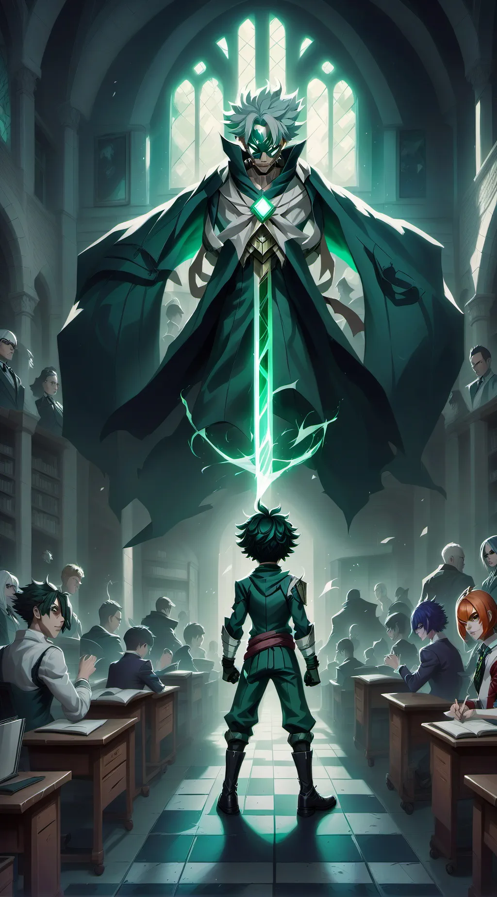 ai character: Class 1-A background