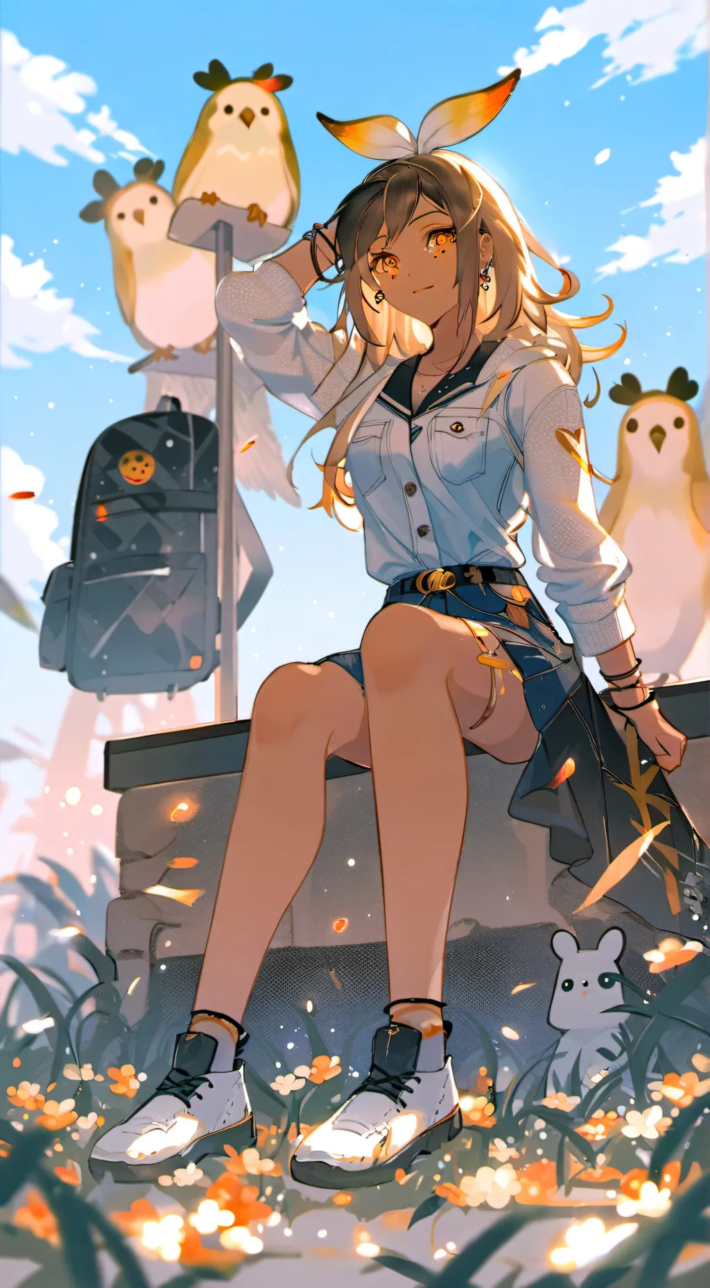 ai character: chanel background