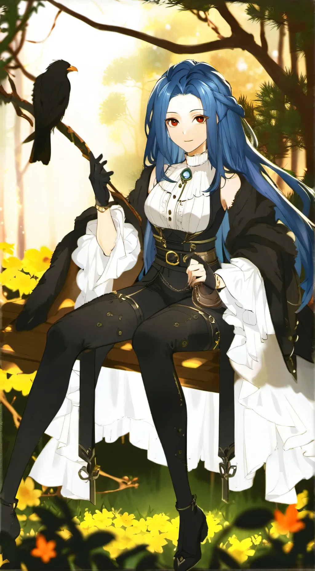 ai character: Ebonnie  background