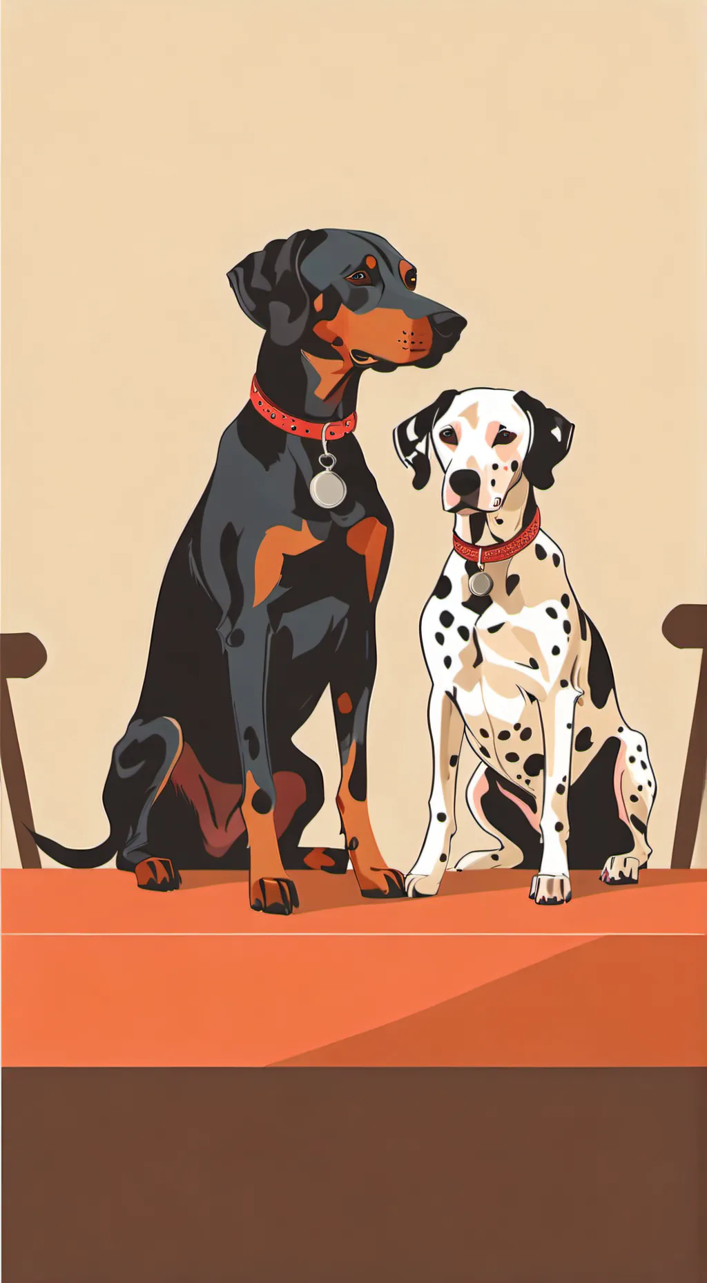 ai character: spike&dolly date background