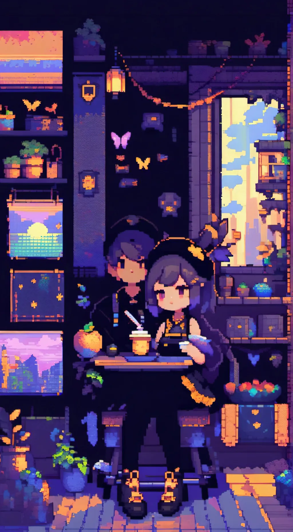 ai character: Stronger than u background