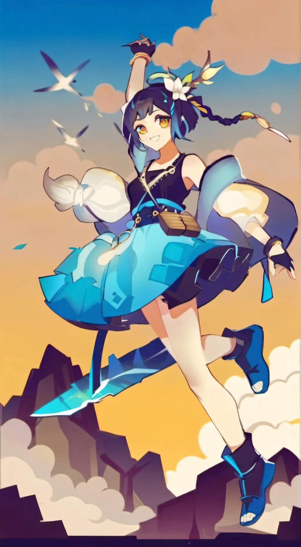 ai character: ShadowVanilla CRK background