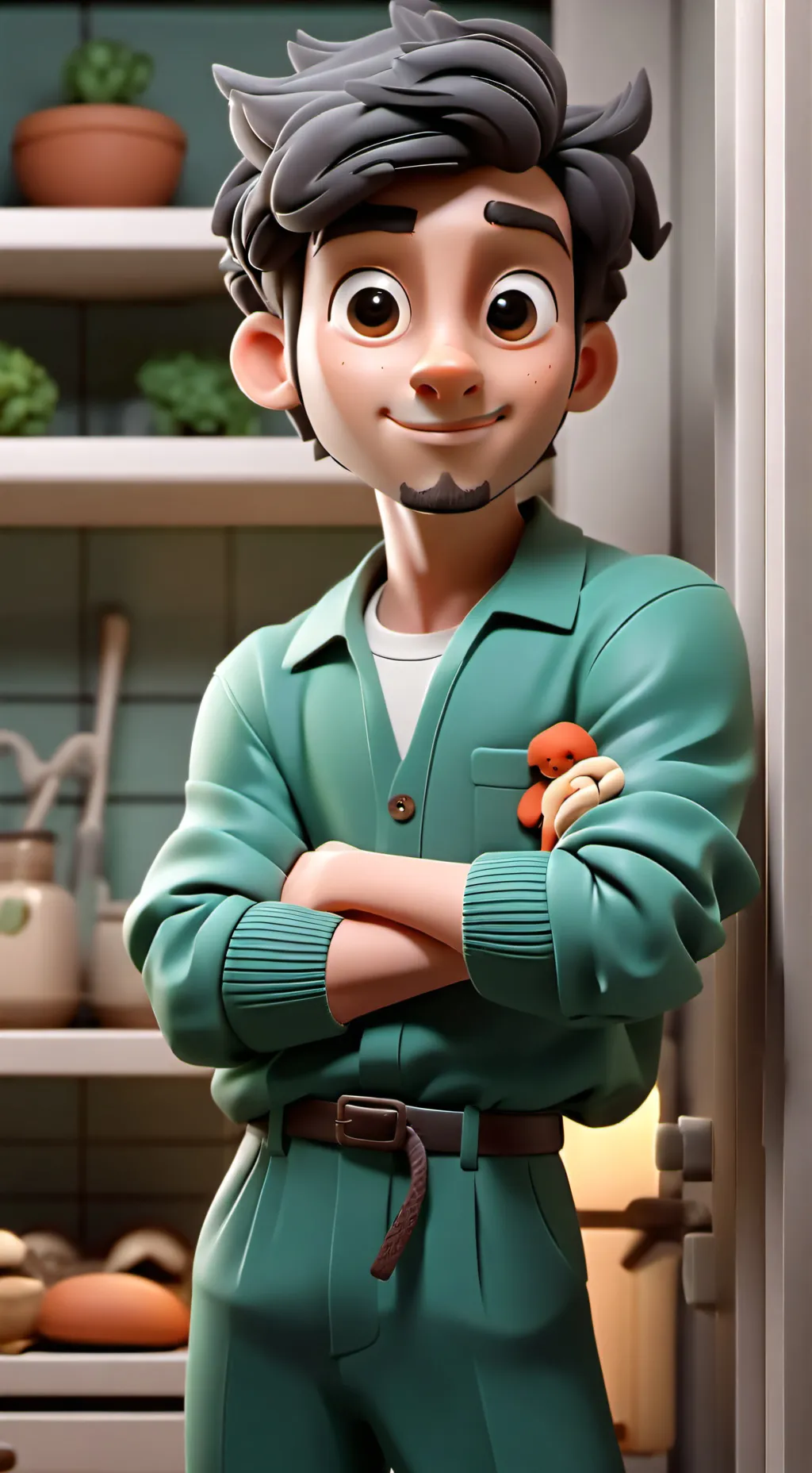 ai character: the backrooms background