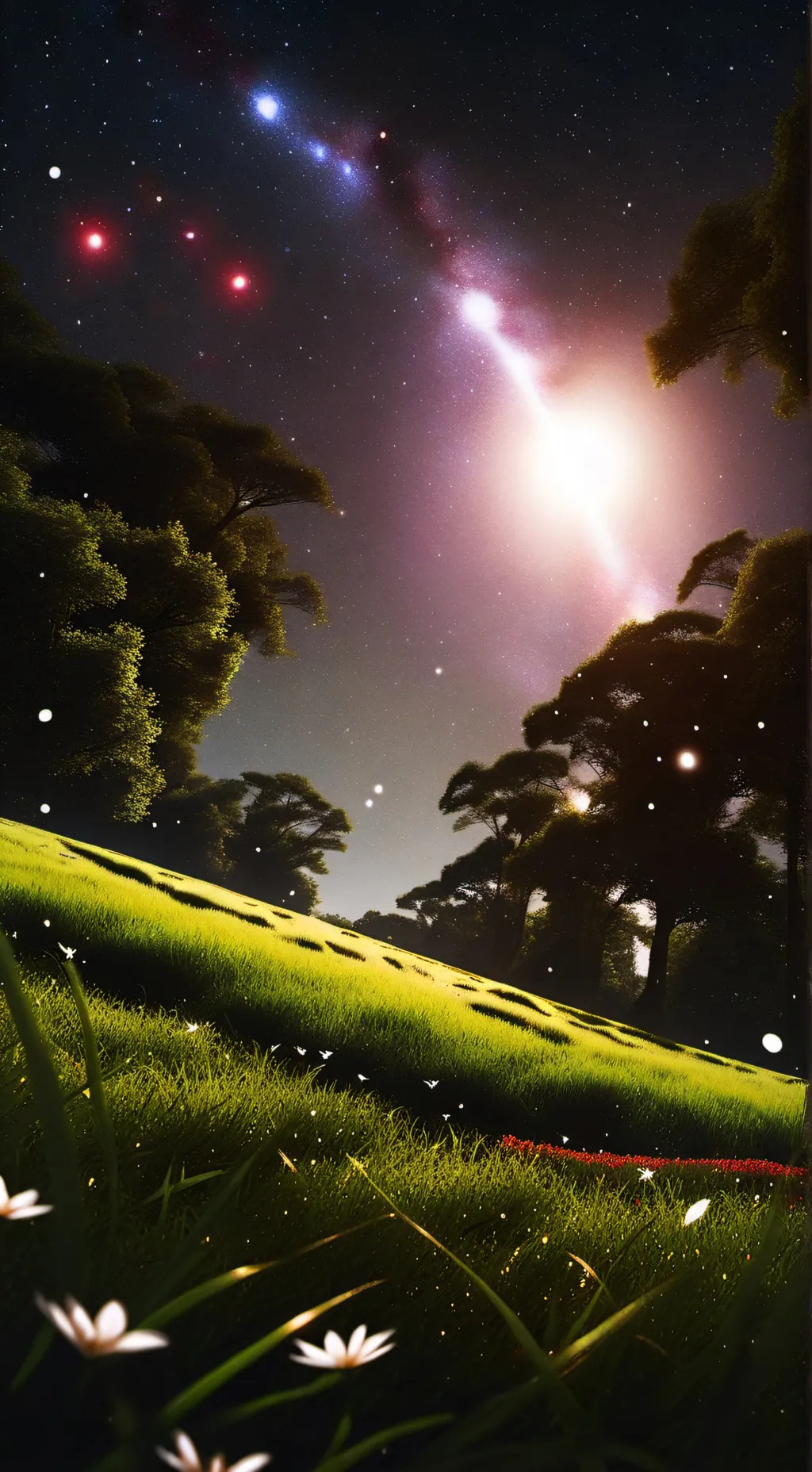 ai character: 💐🌹Rumput yg indah🥰 background