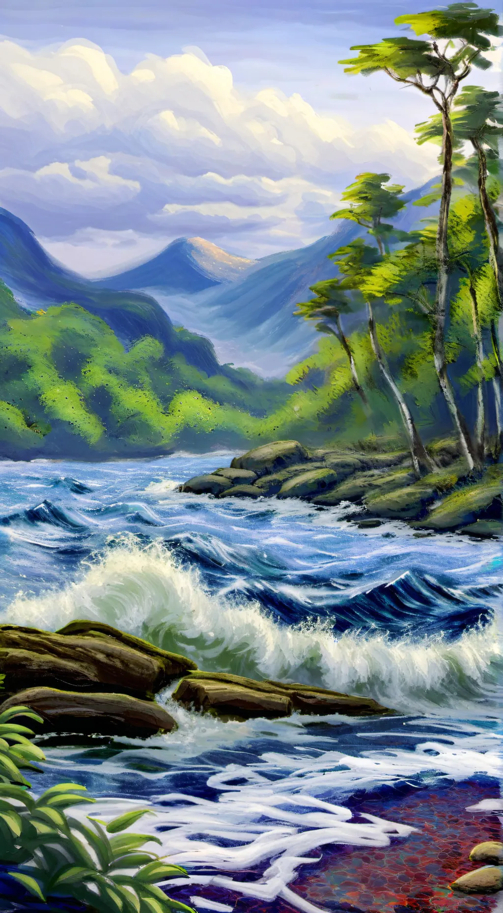 ai character: The Jungle  background