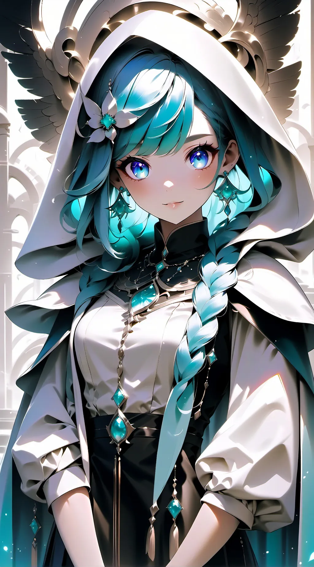 ai character: good girl background