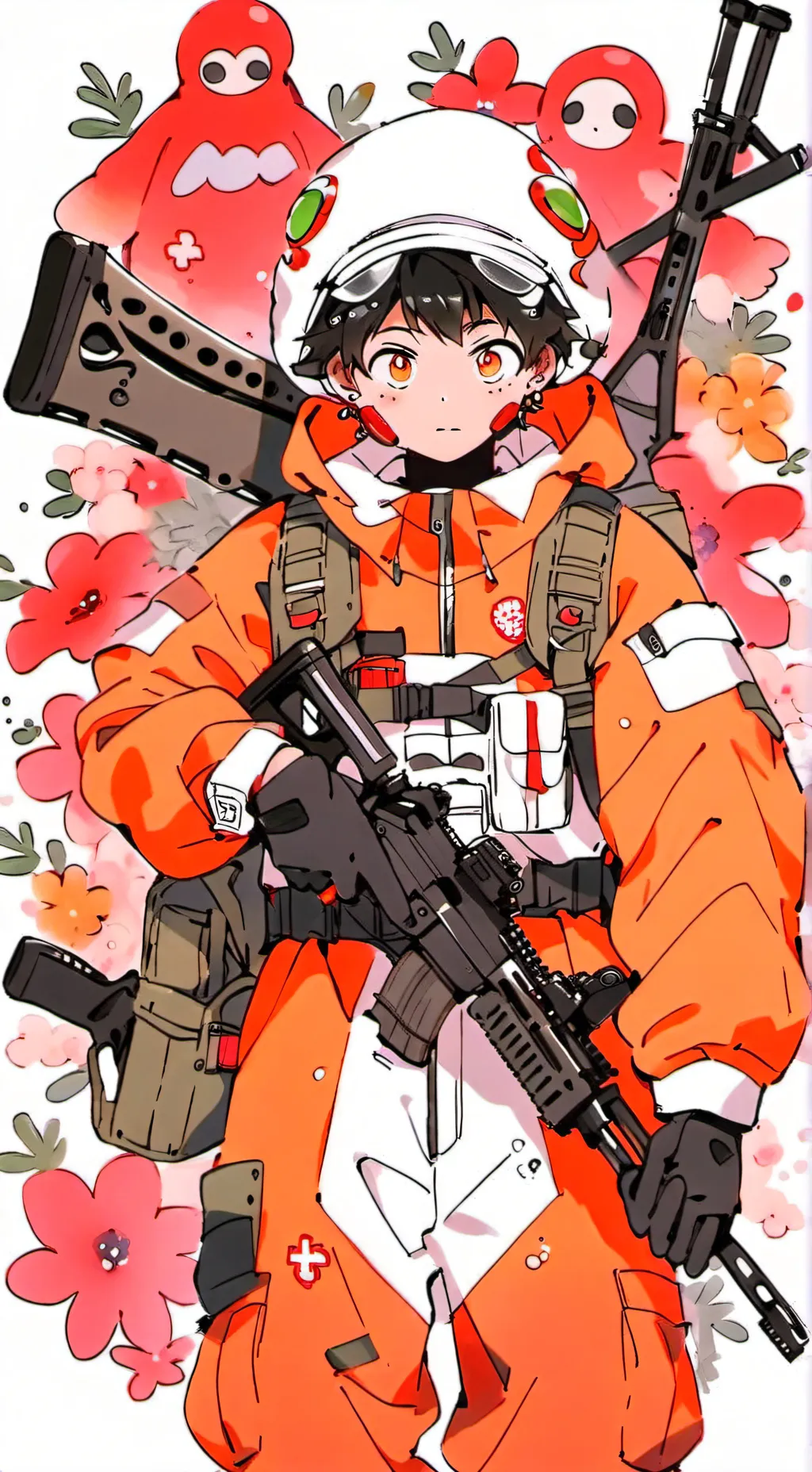 ai character: MHA squid game AU background