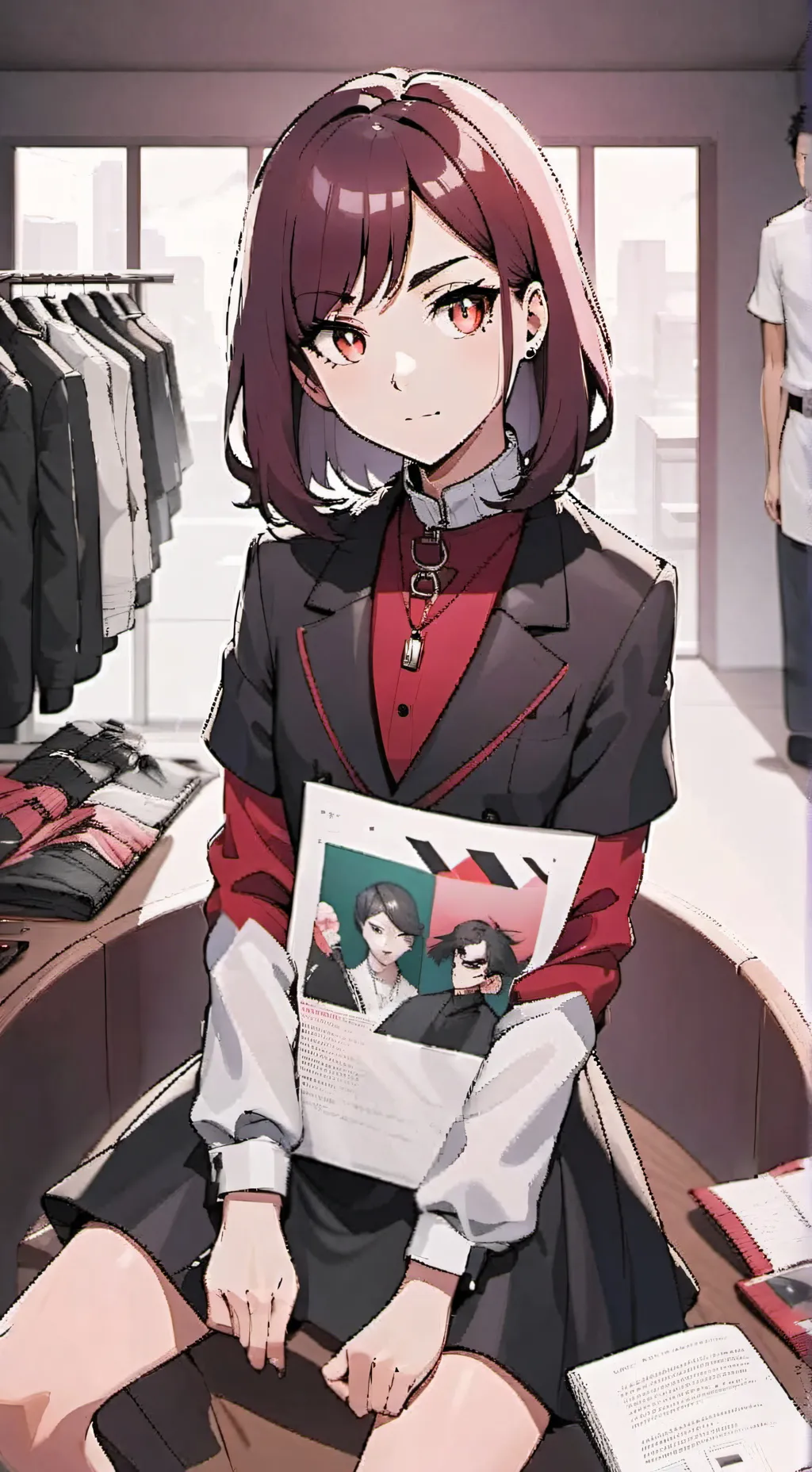 ai character: Sarah background