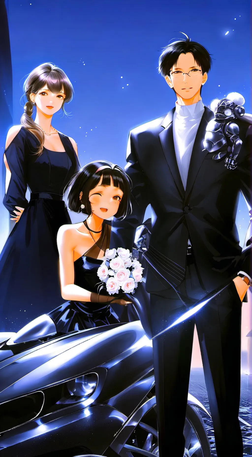 ai character: Family sprunki background