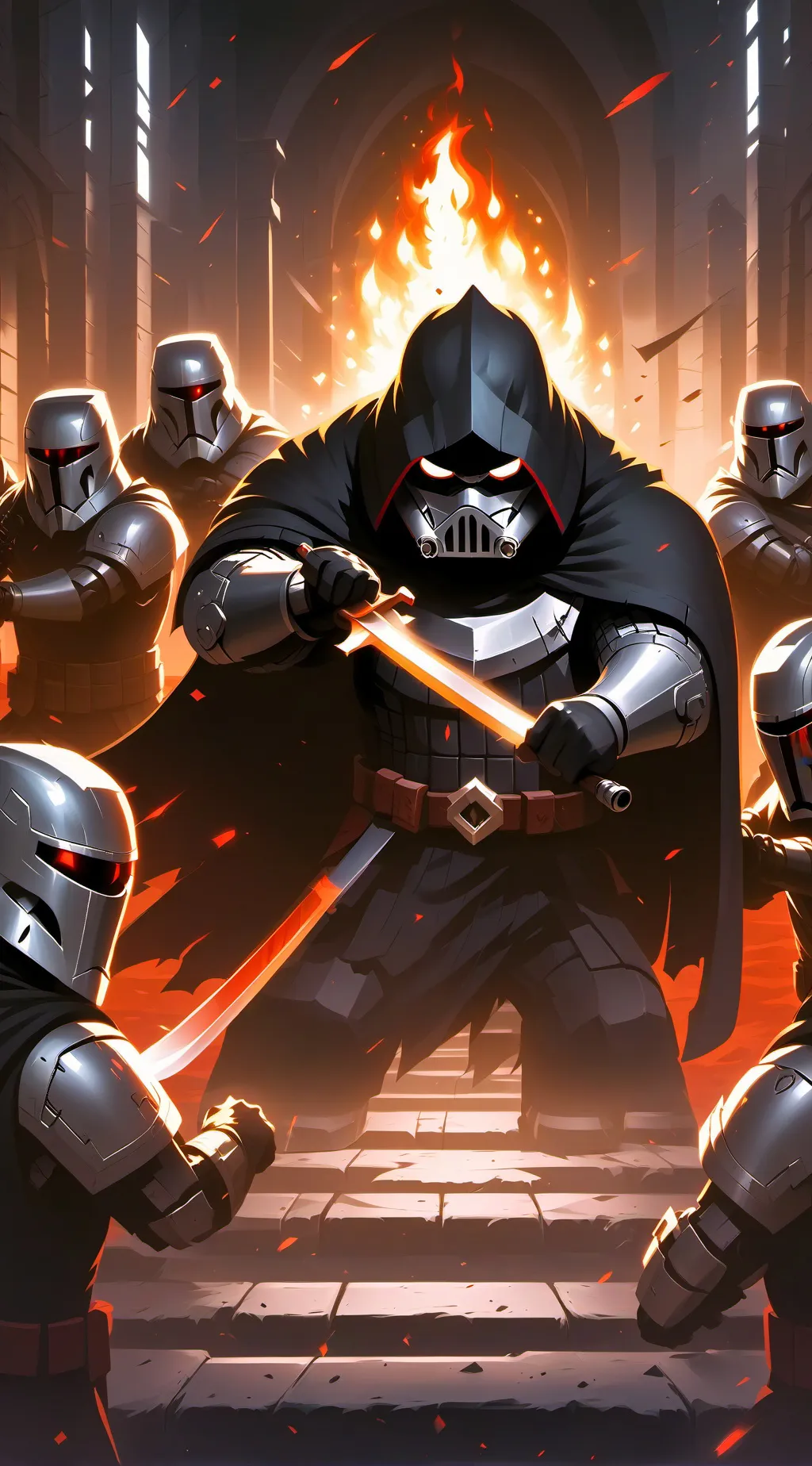 ai character: Delta executer background