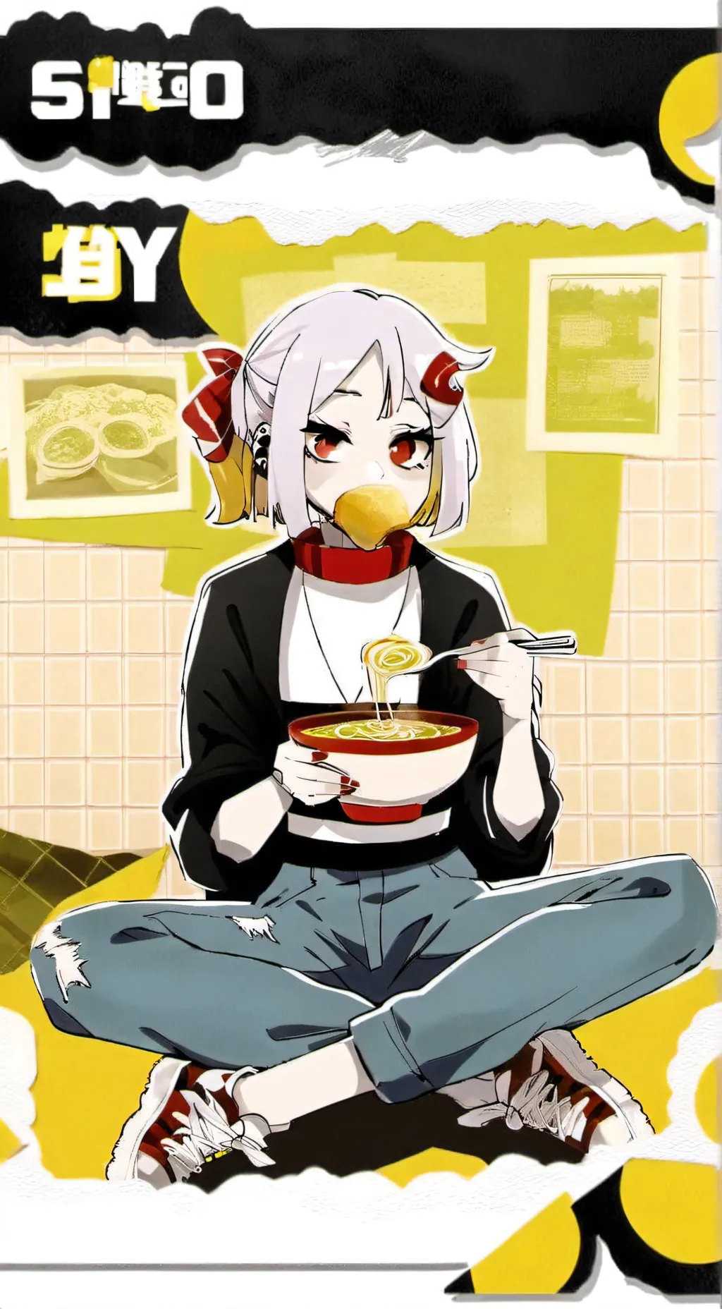 ai character: scaryplush background