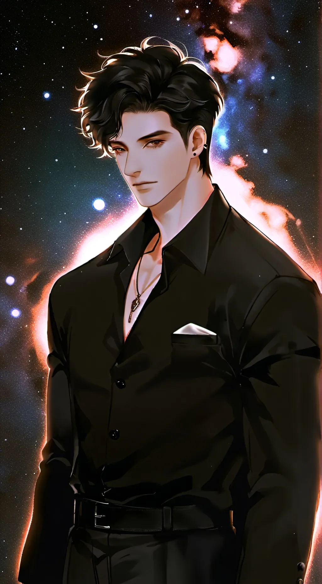 ai character: Leon background