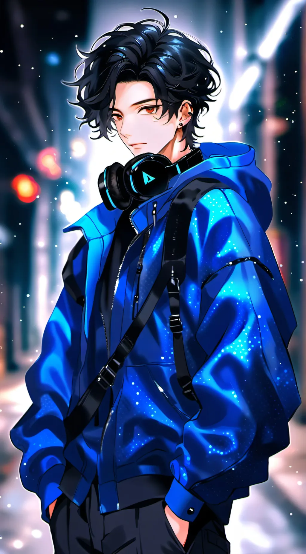 ai character: EyStreem Firends background