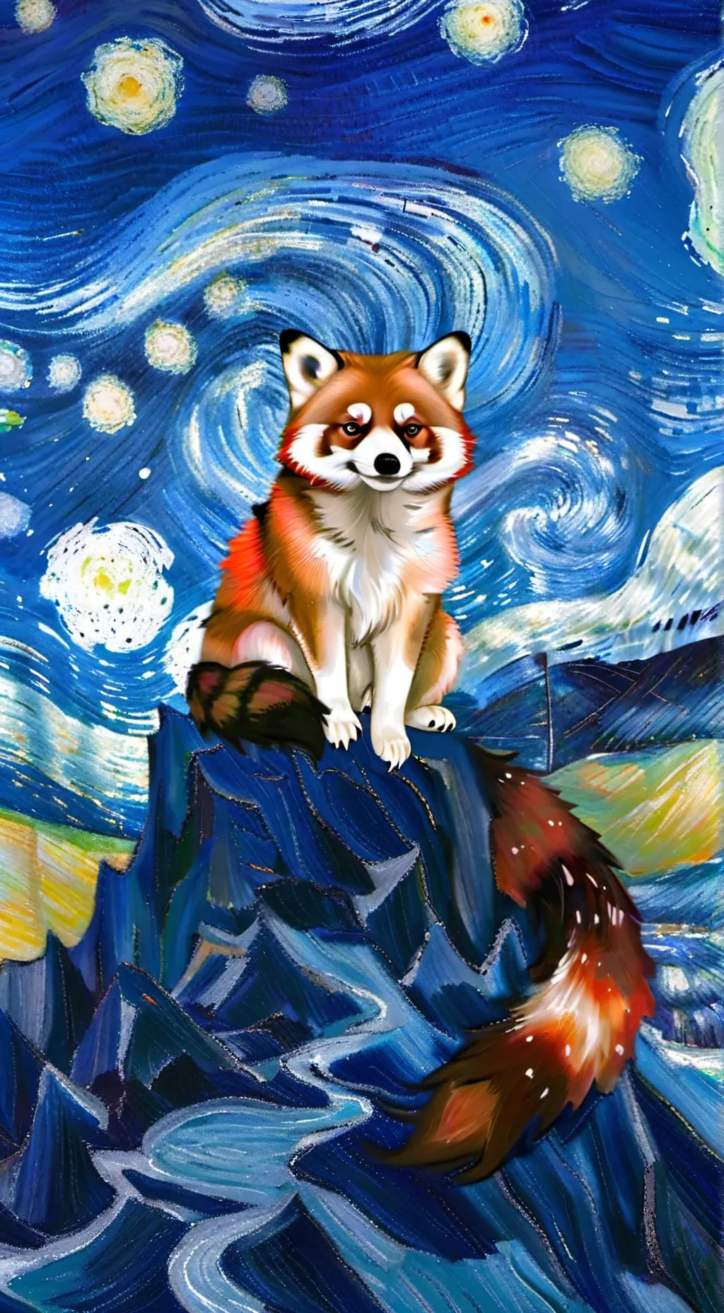 ai character: Geraldine  background