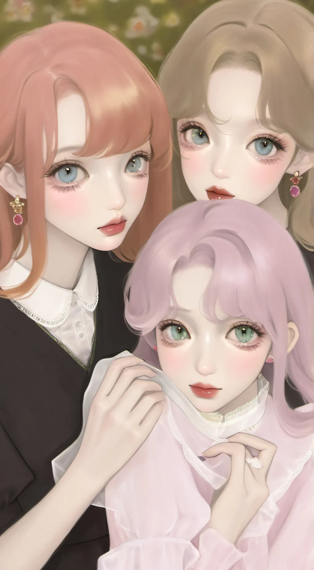 ai character: lia, kenzie, mia background